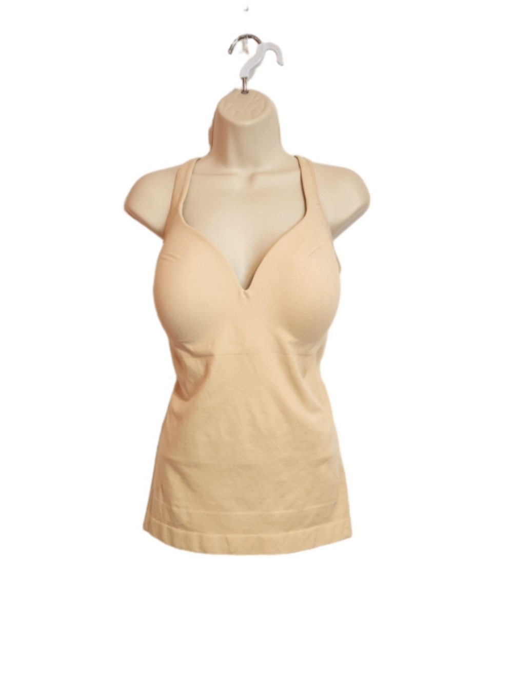 Shapermint Essentials Built-In Padded Bra Shapewear Camisole Beige 2X-Large